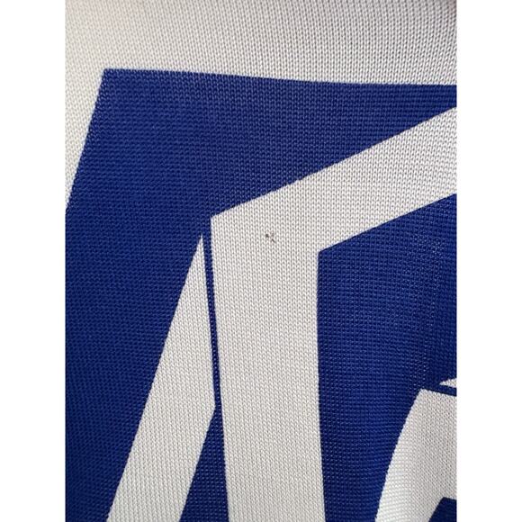 DVF Diane Von Furstenberg Iconic Silk Wrap Dress Betsy Blue White Sz 2 Geometric - Picture 13 of 16